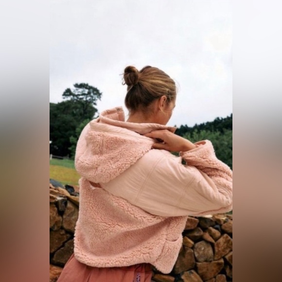 Free People Sherpa/Fleece Jacket - Picture 3 of 13